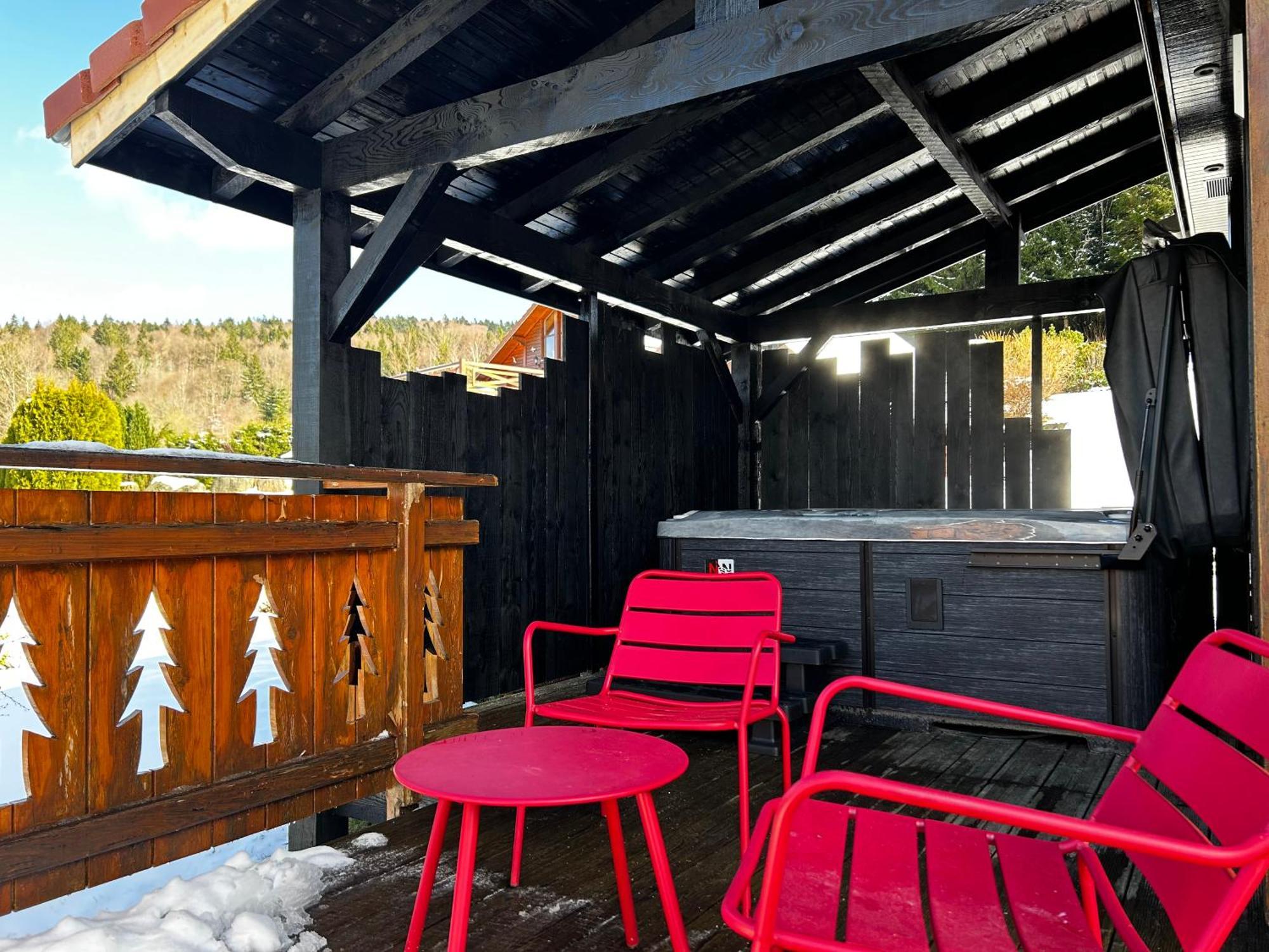 Chalet Avec Jacuzzi Prive, Vue Sur Les Vosges Belfahy Ngoại thất bức ảnh