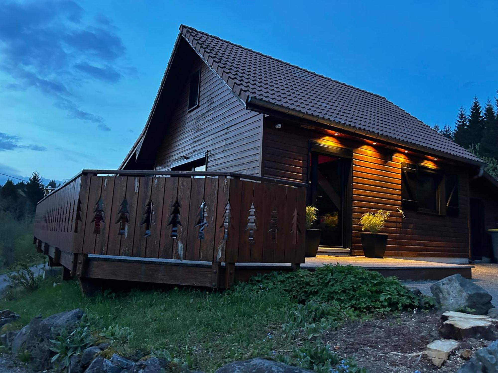 Chalet Avec Jacuzzi Prive, Vue Sur Les Vosges Belfahy Ngoại thất bức ảnh