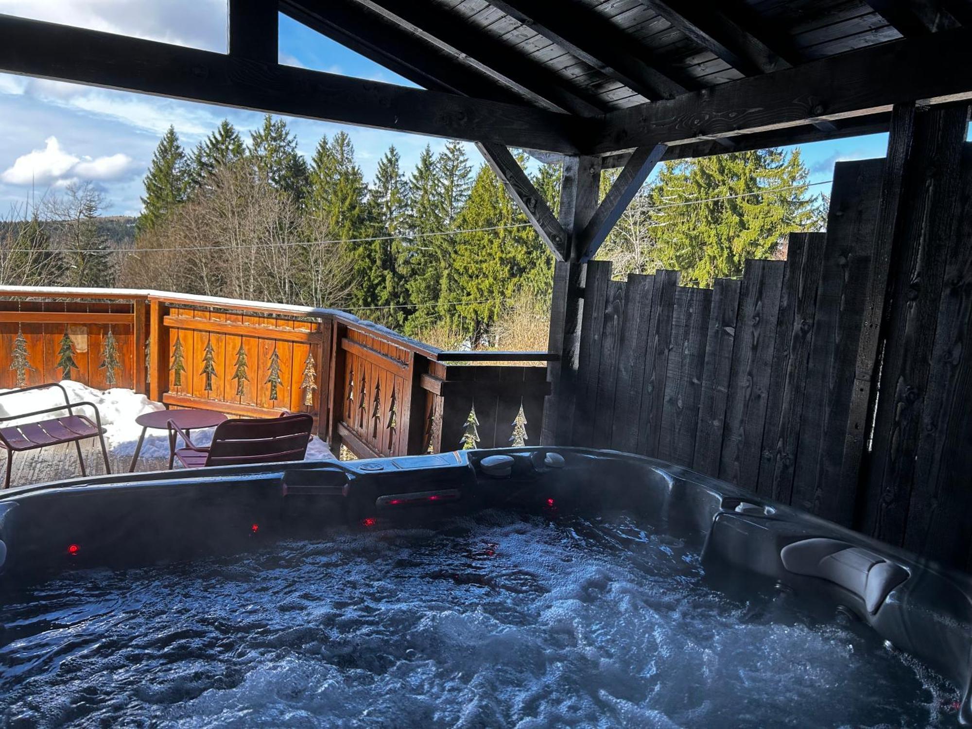 Chalet Avec Jacuzzi Prive, Vue Sur Les Vosges Belfahy Ngoại thất bức ảnh